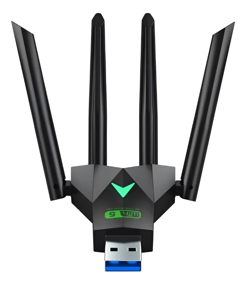 Adaptador Usb Wifi De 4 Antenas Para Pc / Ordenador