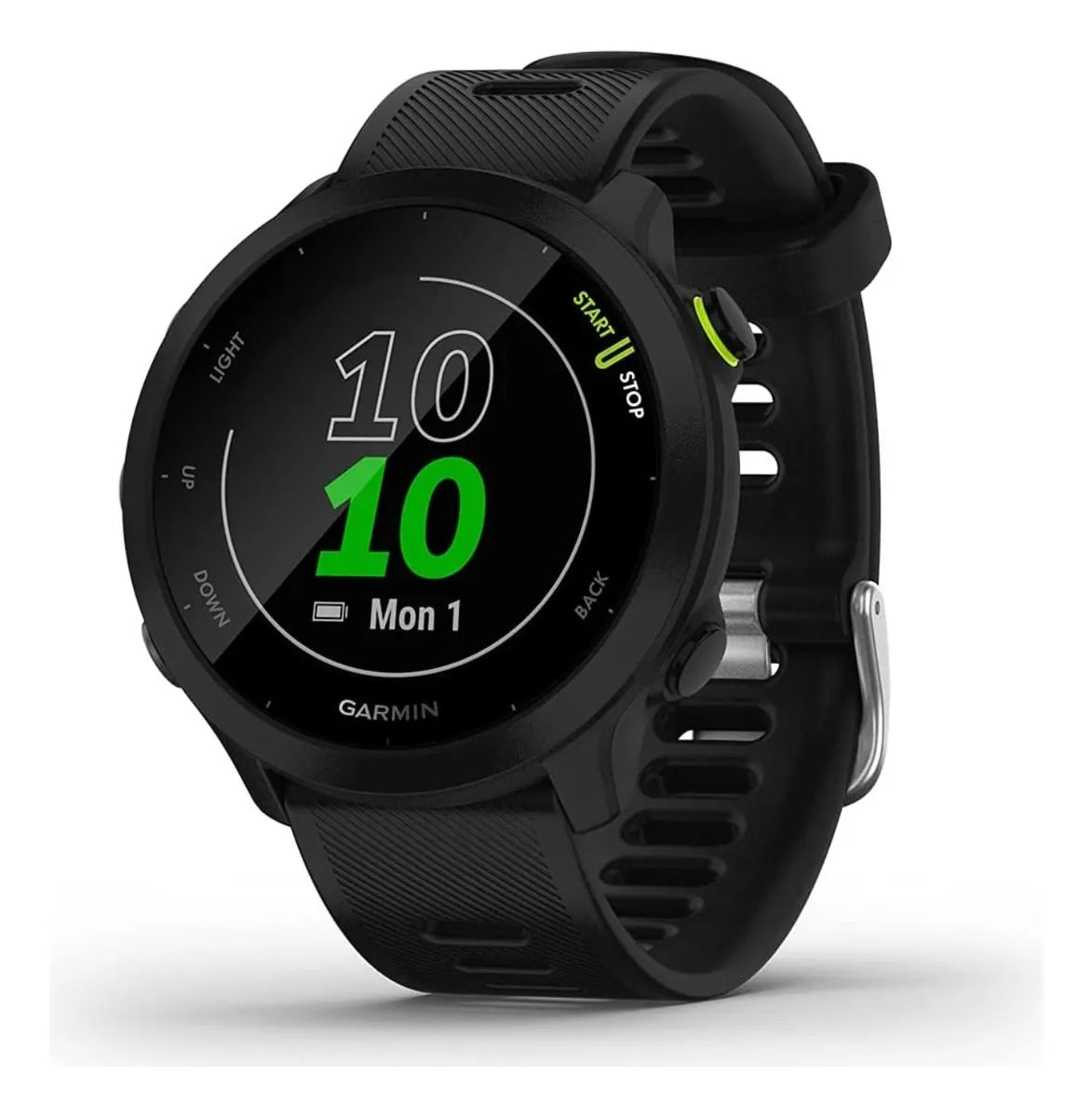 Smartband Garmin Forerunner 55 display de 1.04" con correa de silicona - color black