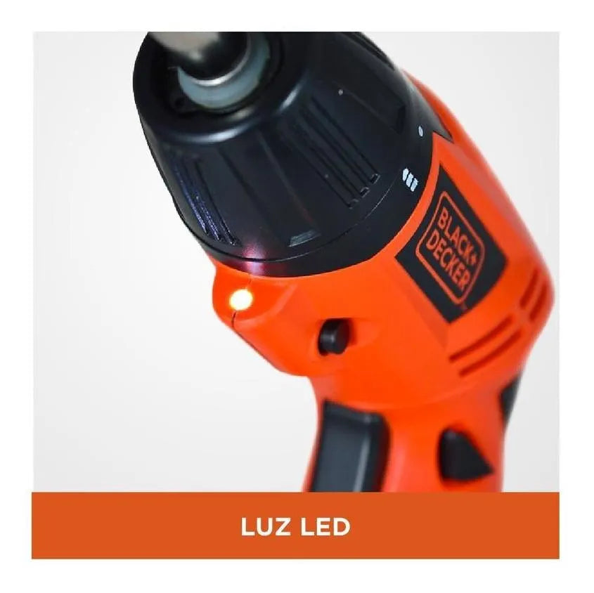 Atornillador Torque Luz Led+15 Puntas Black & Deckerc4815b3