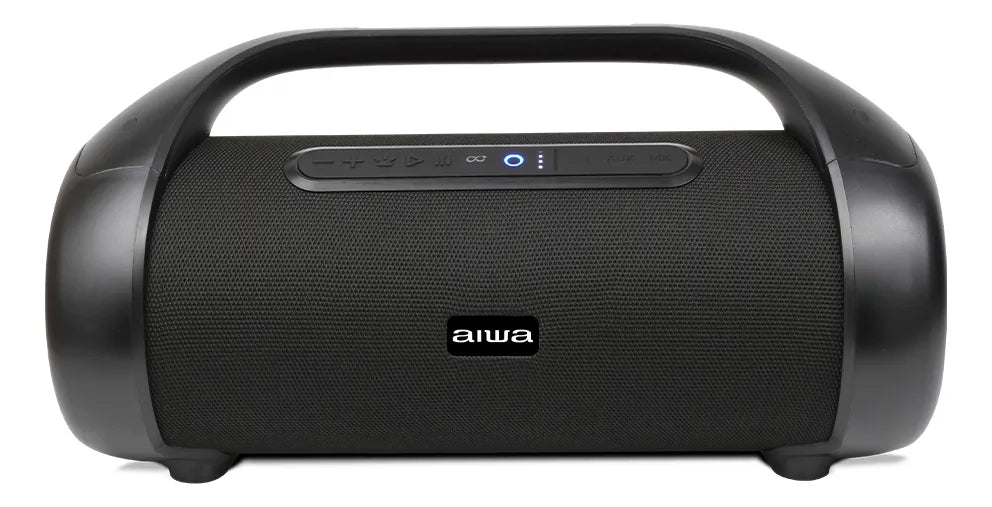 Bocina Portátil Aiwa Aws1000bt Negro Bluetooth 90W RMS Resistente al Agua con Luces LED