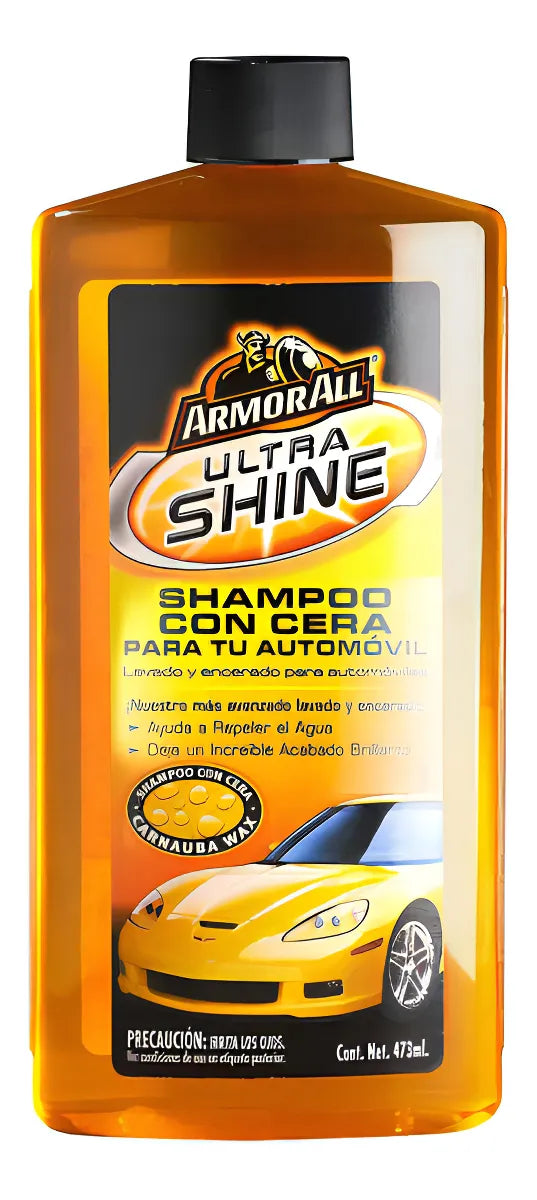 Shampoo Con Cera Armor All Limpieza Autos Camión Moto 473ml