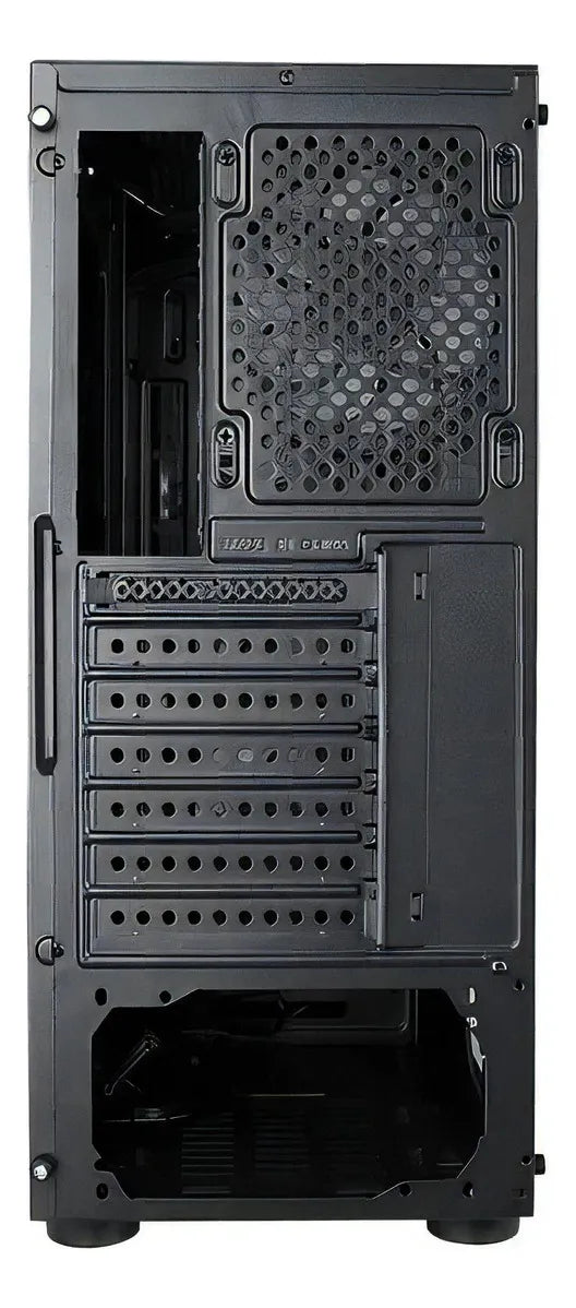 Chasis Gabinete Iceberg Crystal G9 Atx X4 Fans Incluidos Negro