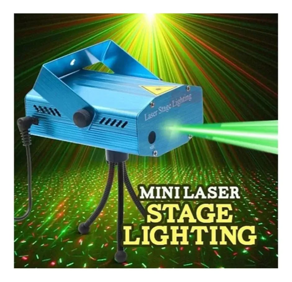 Proyector Laser Navideño O Multipuntos Laser Audioritmico 2