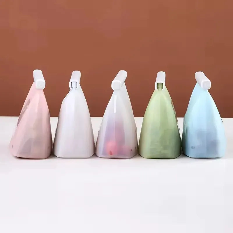 5 Bolsas De Almacenamiento De Leche Materna En Silicona