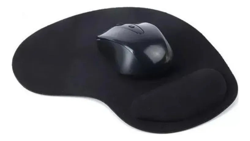Pad Mouse Negro Con Soporte Gel