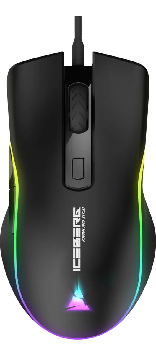 Combo Teclado Y Mouse Gamer Iceberg Demolisher Mk1 Rgb Mouse Negro Teclado Negro