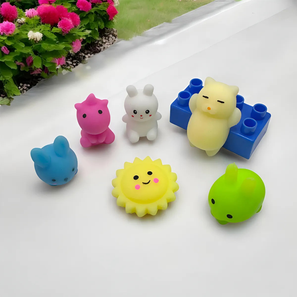 Things Nerd Variado 12 mascotas blandas de mochi para exprimir los squishies
