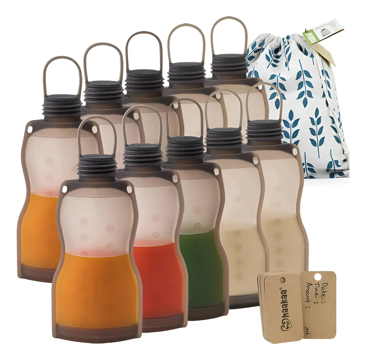 Bolsas De Silicona Ultra Silenciosas Y Reutilizables