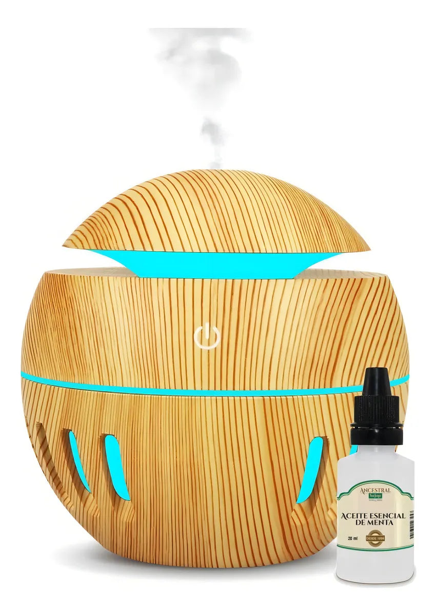 Difusor De Aromas 130ml Humificador De Aire Led Kp-1503 Color Claro