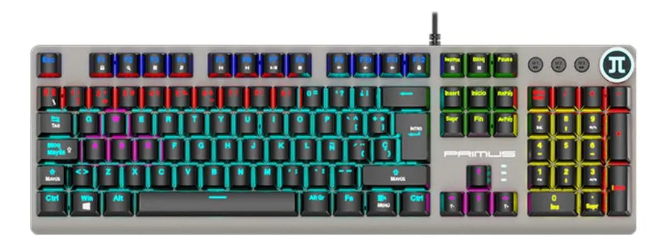 Teclado Primus Ballista 91t Gamer Teclas Mecánicas Luces