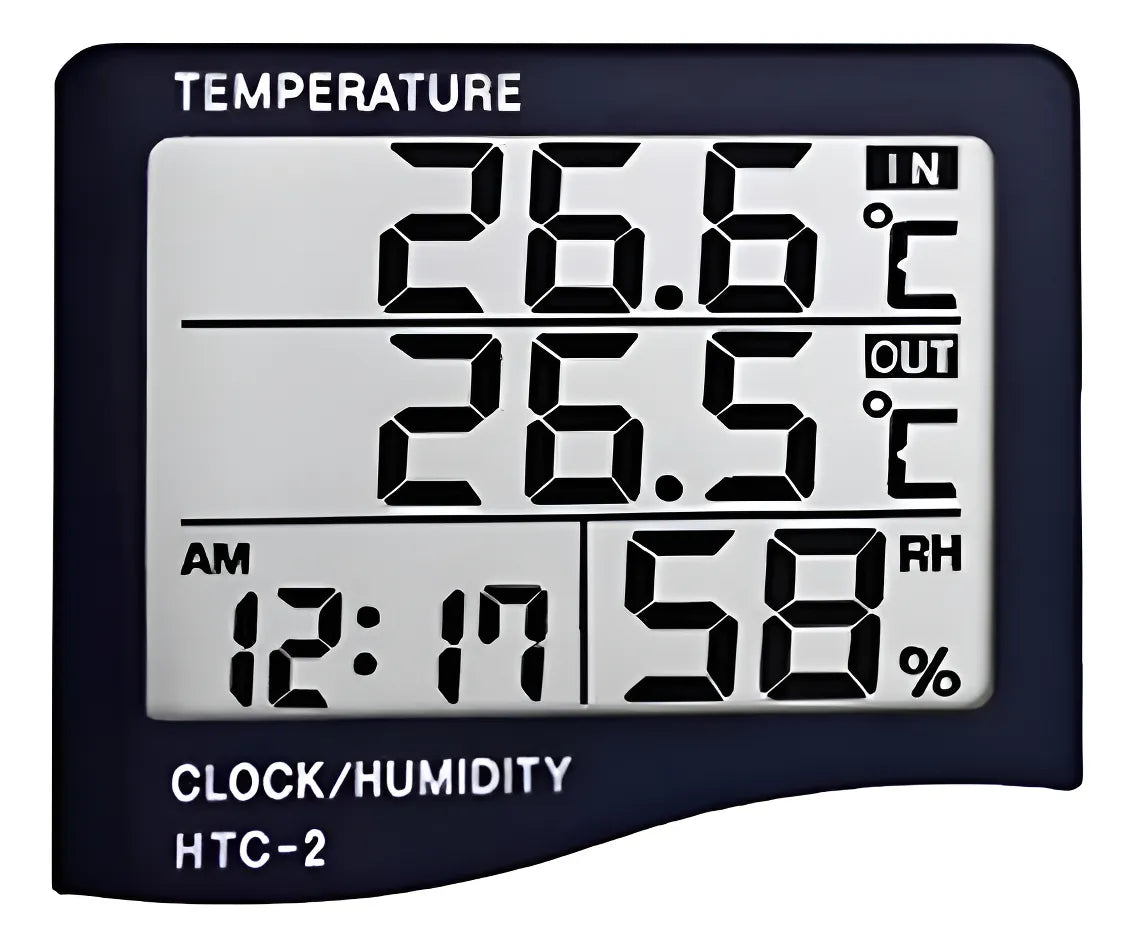 Termohigrómetro Digital Htc-2 Con Certificado De Calibracion