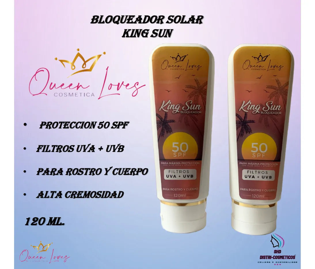 Bloqueador Solar King Sun X 120