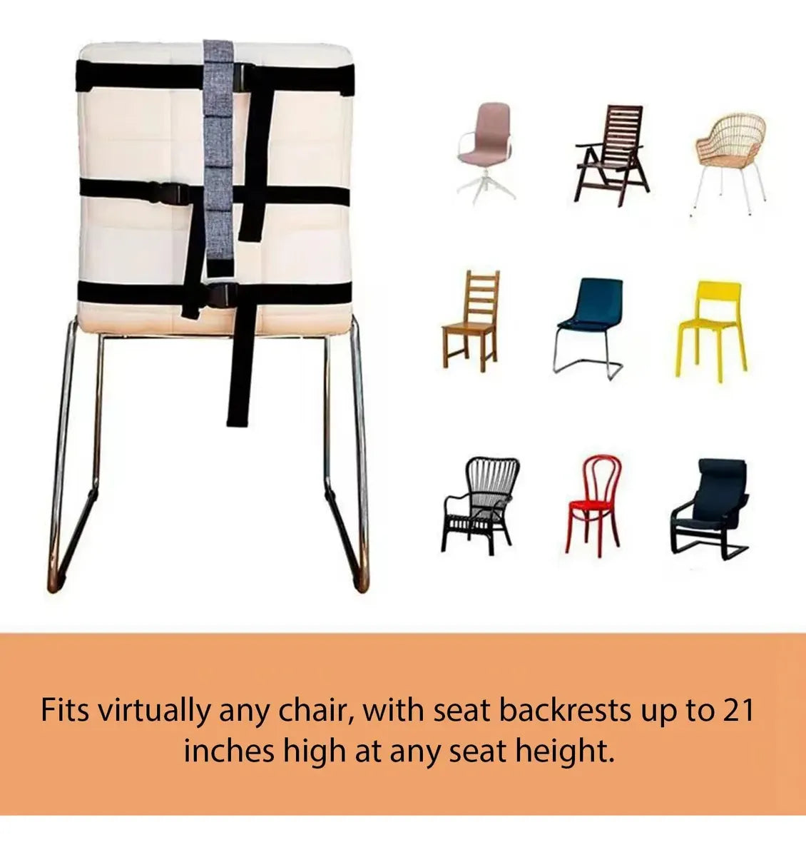 Asiento De Arnés Portátil Para Silla Alta Para Bebé, Sil. Segun Disponibilidad. Segun Disponibilidad.