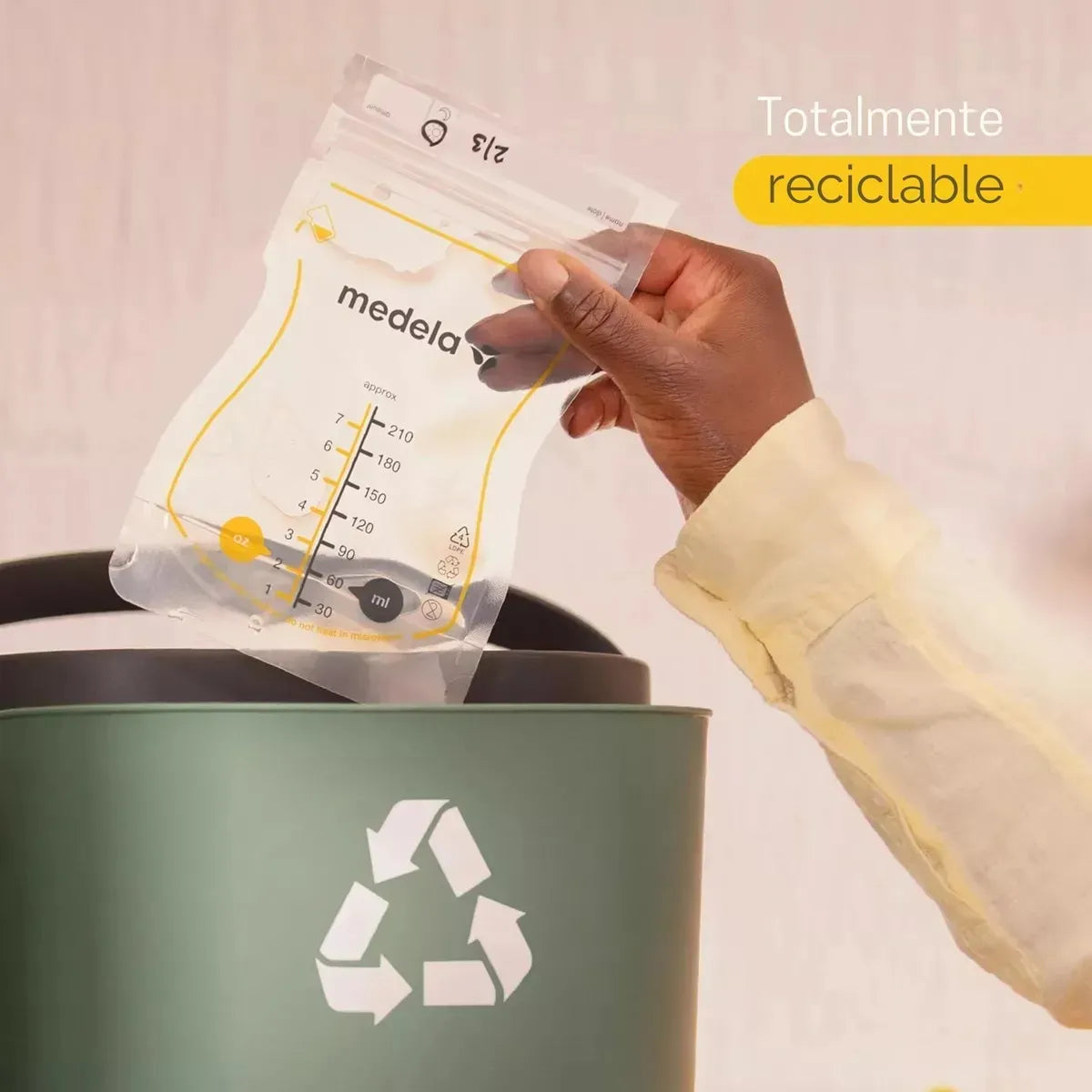 Bolsas Para Leche Materna Medela Fácil Vertido X 100 Unid