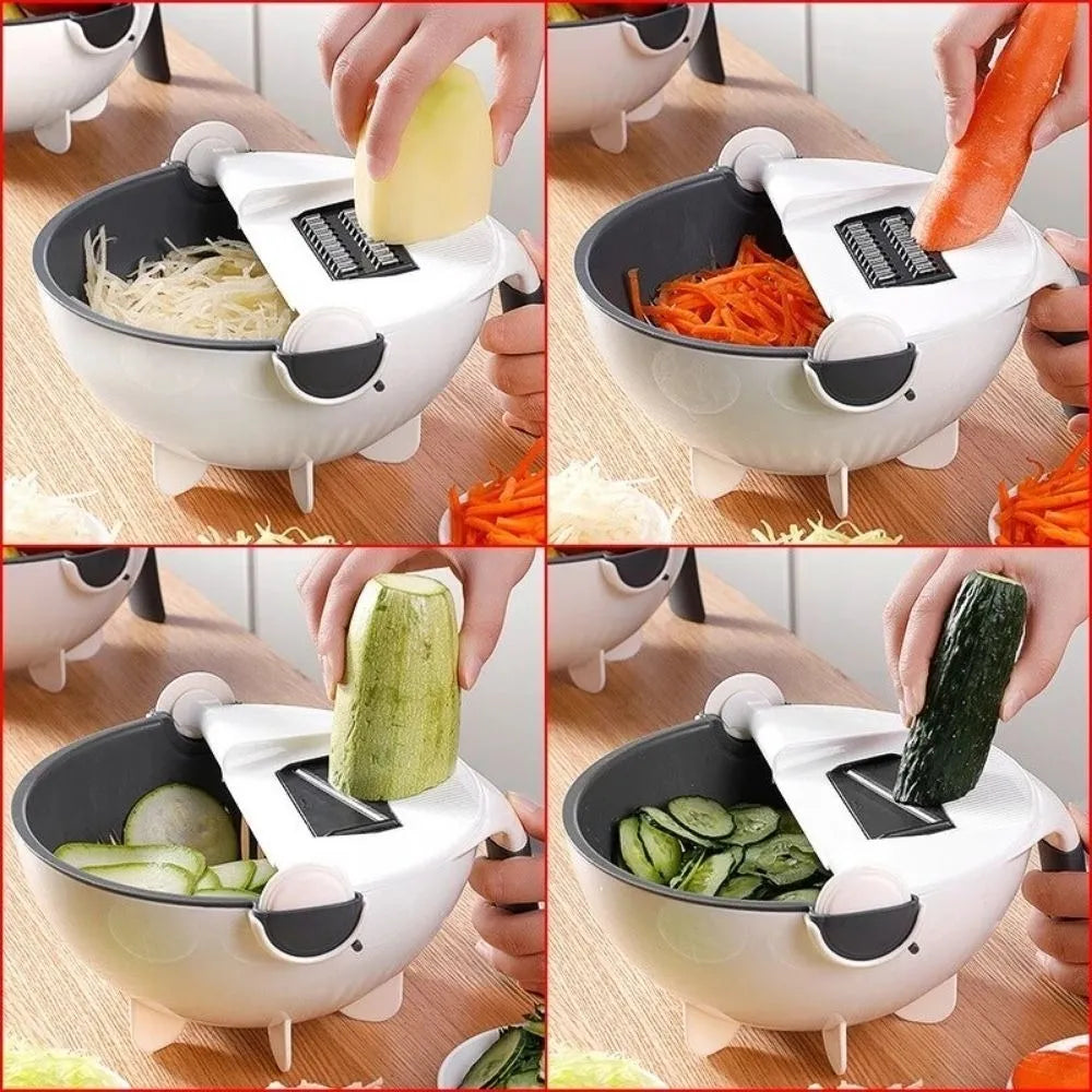 Mandolina Cortador Verduras 9 En 1 Multifuncional