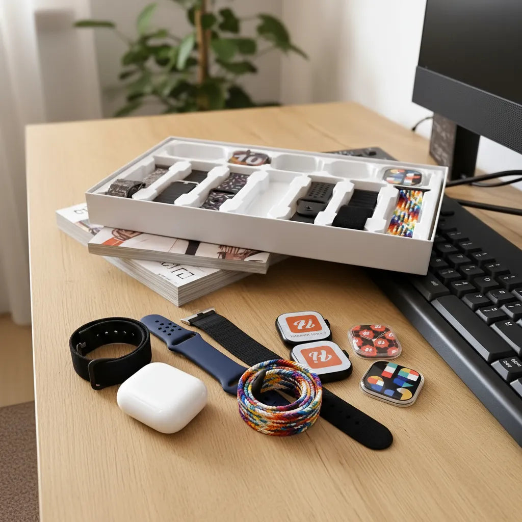 Combo Smartwacth I60 Siut Max Dos Relojes Blanco Milanés Multicolor Negro