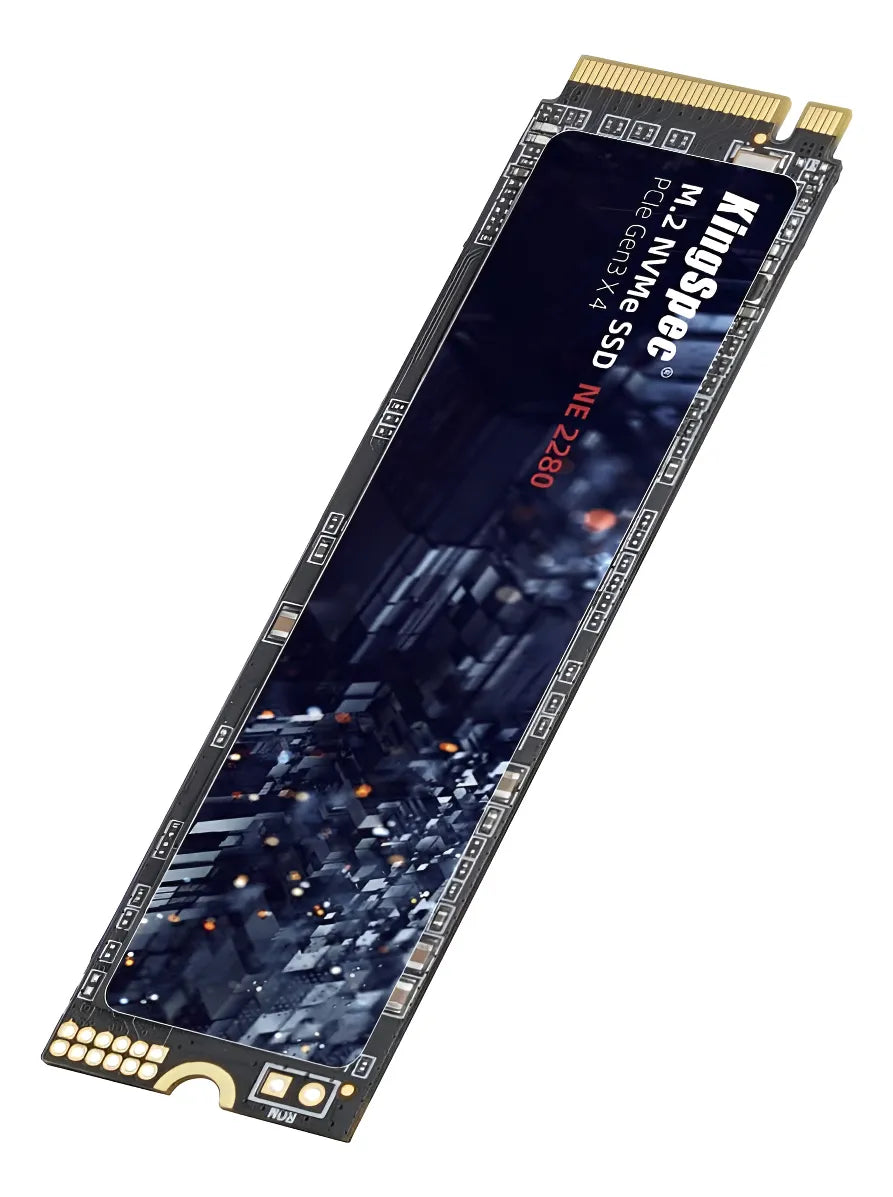 Unidad De Estado Sólido De 1tb Kingspec M.2 Nvme Gen3x4 2280 Negro