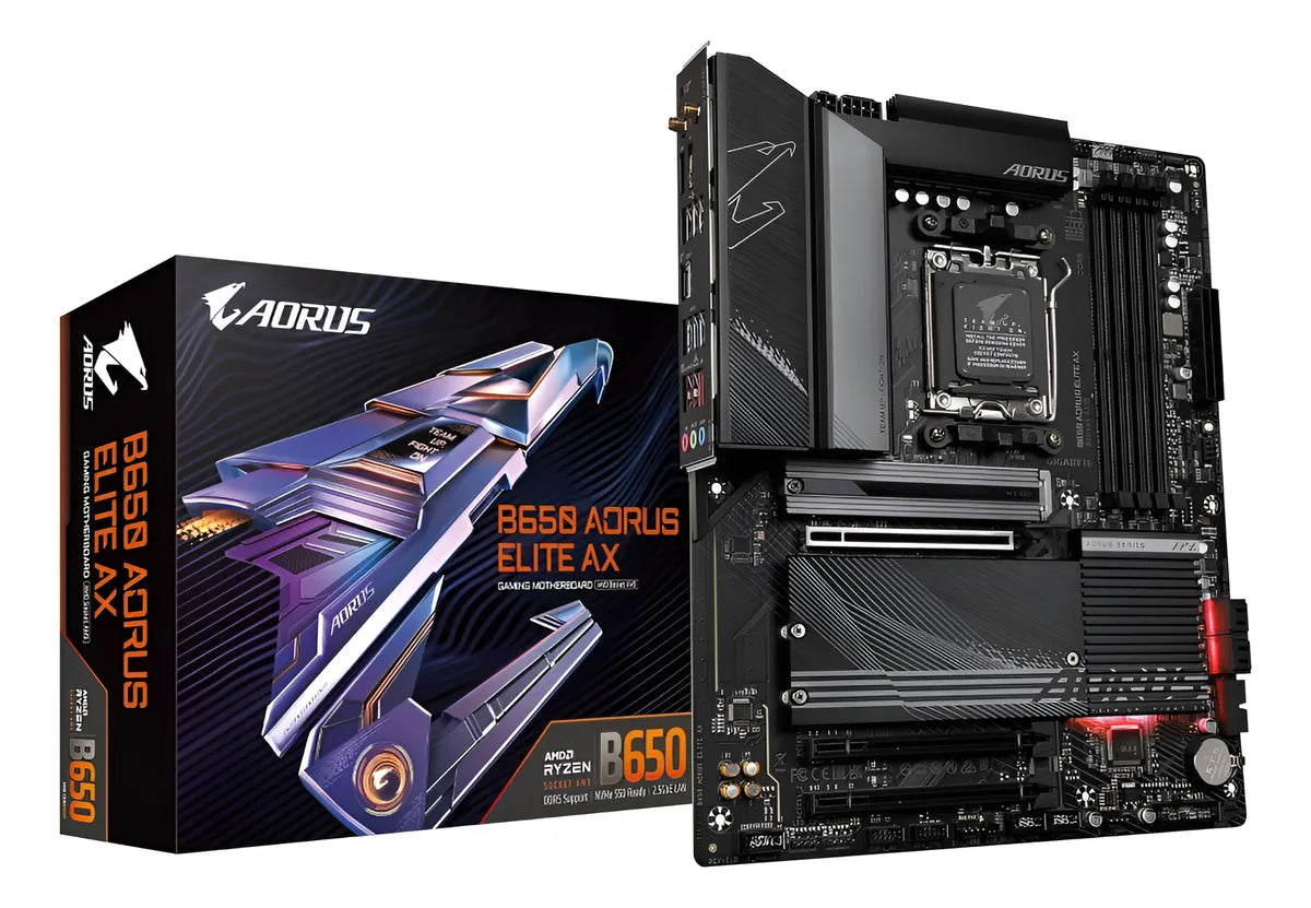 Motherboard Gigabyte B650 Aorus Elite Ax - Am5 Negro