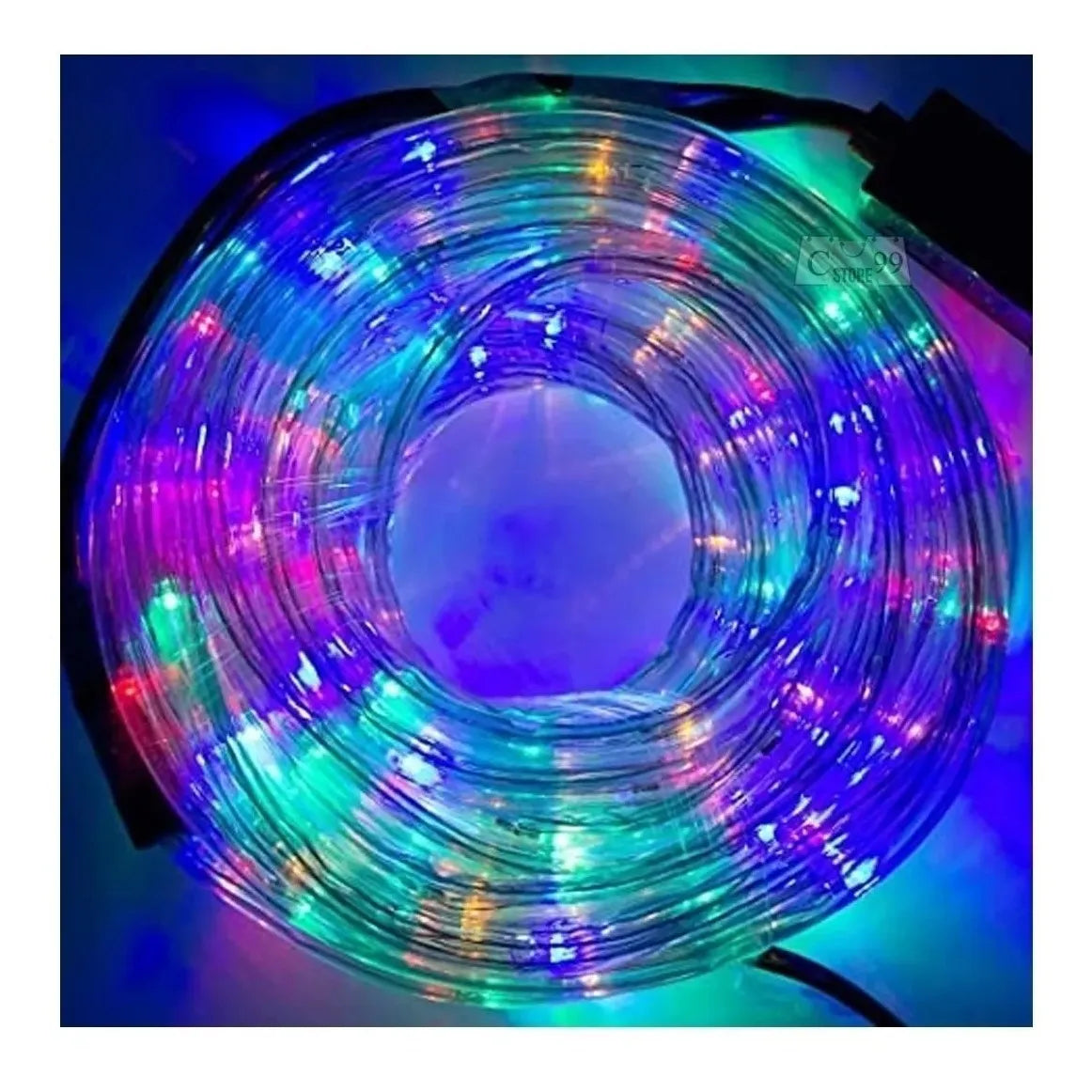 Manguera Led 3 Vias Luces Navideñas X 20mt Multicolor