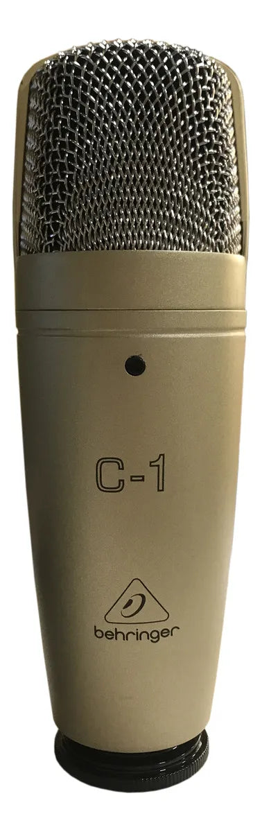 Micrófono Behringer C1 Condensador Cardioide Color Dorado