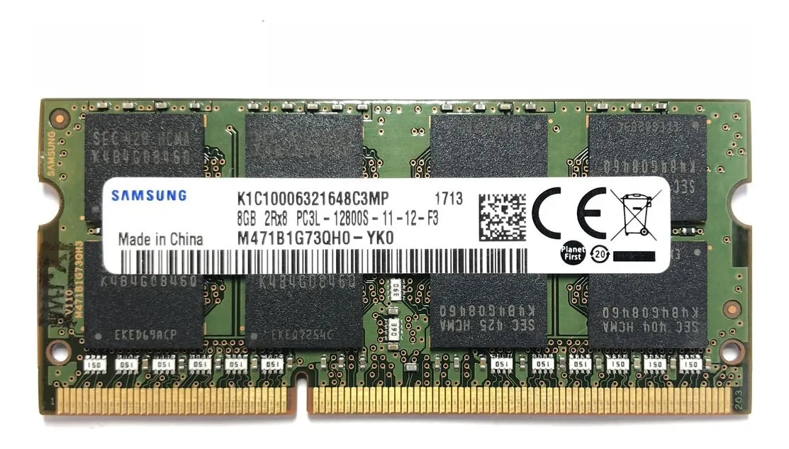 Memoria Ram Samsung 8gb Ddr3 1600mhz Portatil Laptop