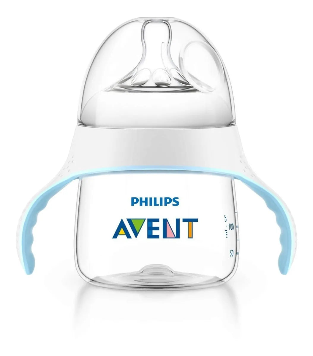 Avent Tetero Biberón Transición Al Vaso Con Asas Blanco Transición Al Vaso
