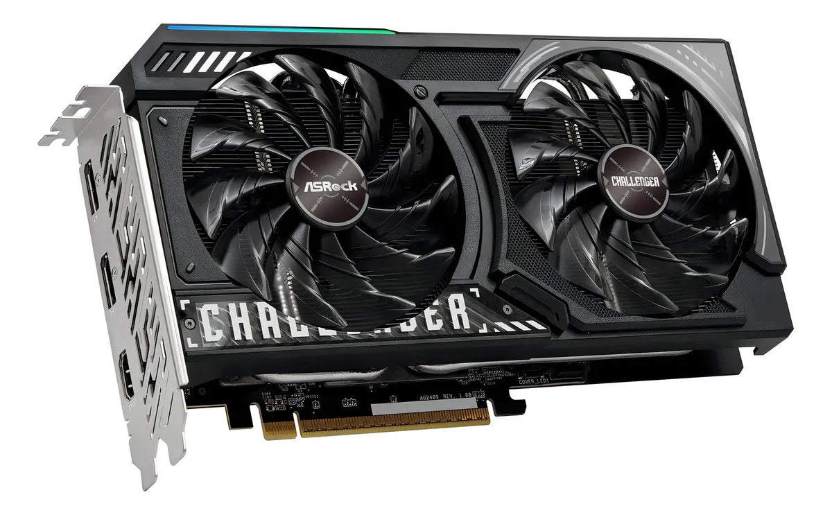 Tarjeta De Video Amd Asrock Challenger Oc Edition Radeon Rx 90 Series Rx 9060 Xt Rx9060xt-cl-16go Doble Fan 16 Gb Gddr6