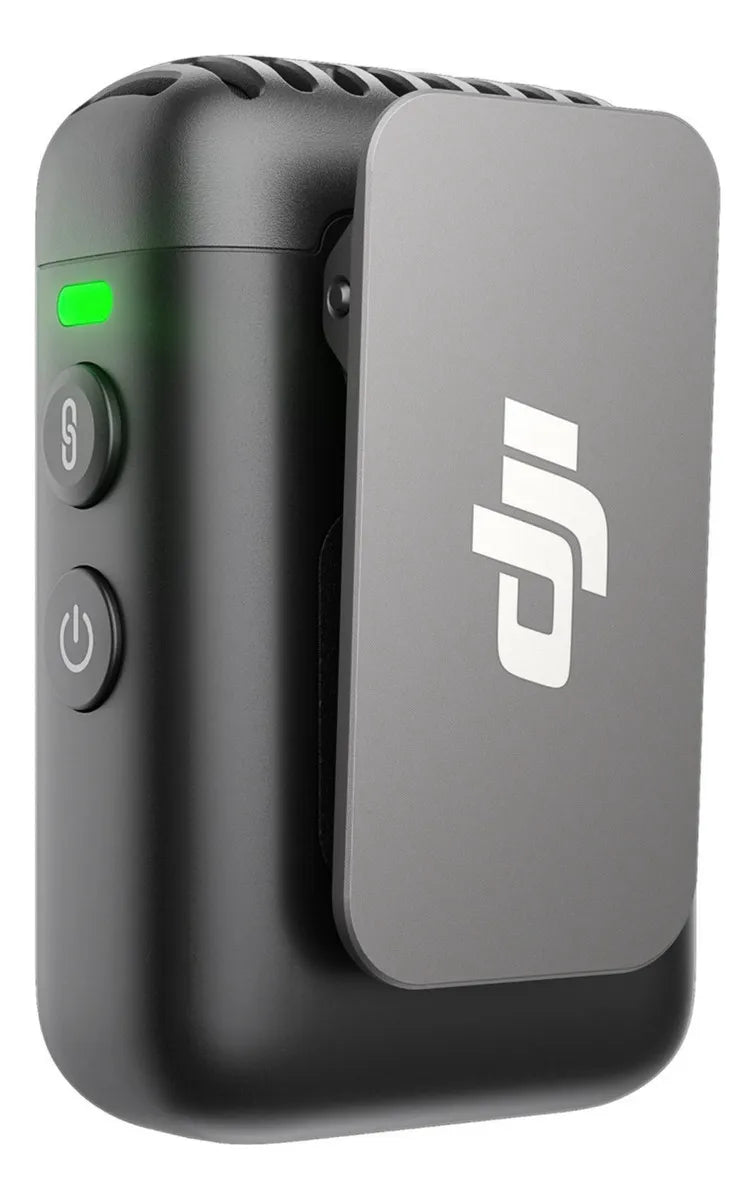Transmisor Dji Mic 2 Transmisor Inalámbrico Micrófono Color Negro