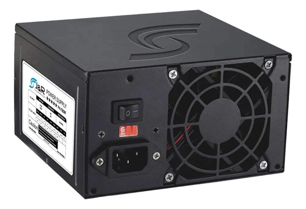 Combo De Chasis Gamer De 1 Cooler+ Fuente De 780wde Blanco