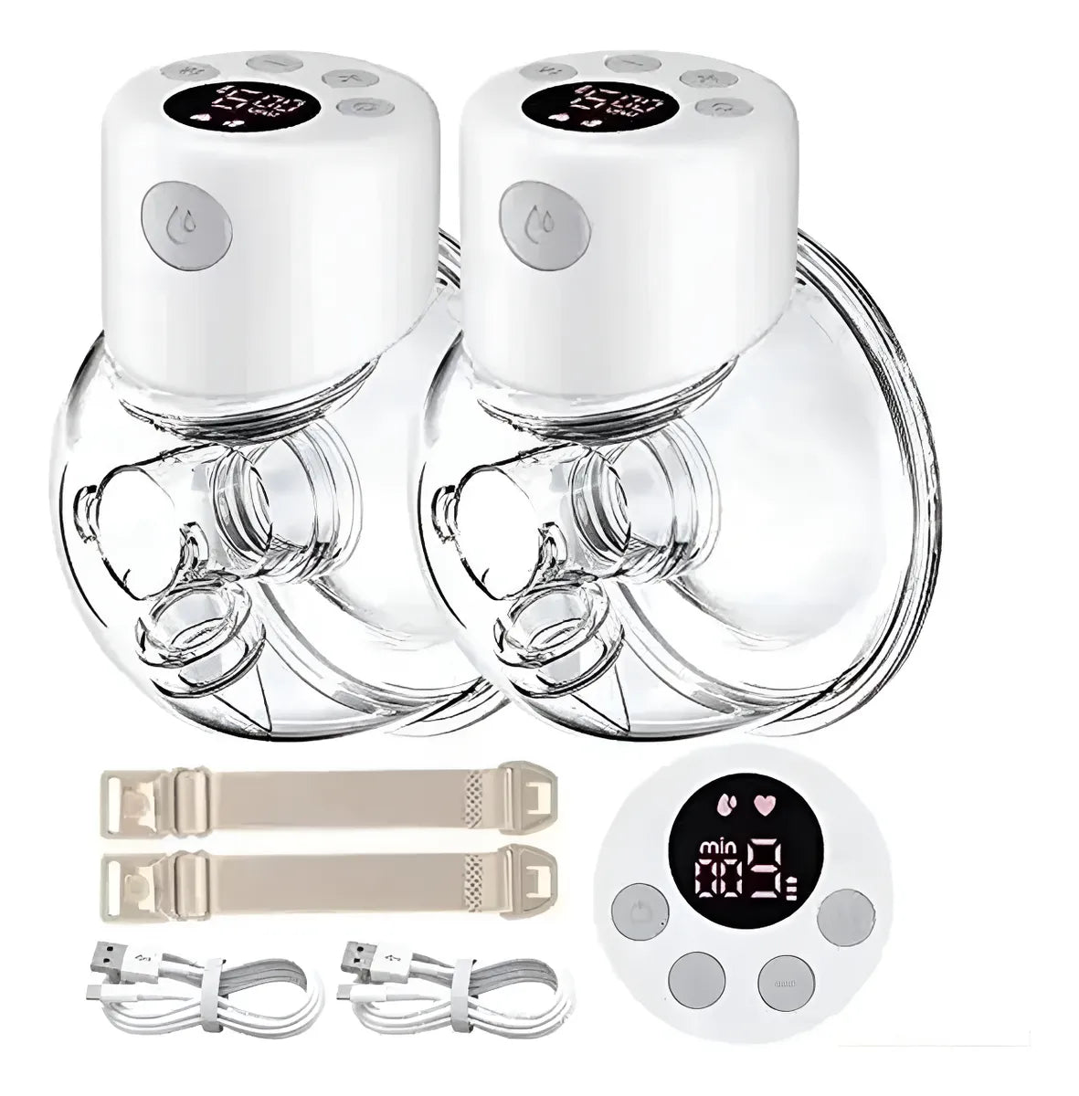 Extractor De Leche Wumeijl S12 Blanco Doble Eléctrico