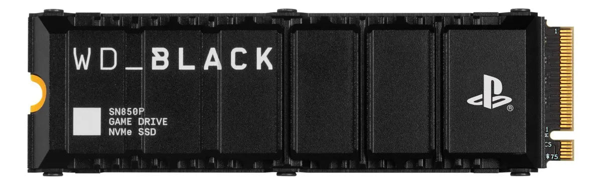 Ssd Wd_black Sn850p, 4tb, Pcie Gen4, M.2 2280, C/ Disipador Color Negro