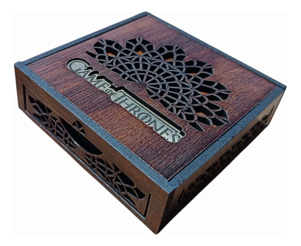 Caja Madera Game Of Thrones Decorativa Para Regalo Marrón Oscuro Box Game Of Thrones