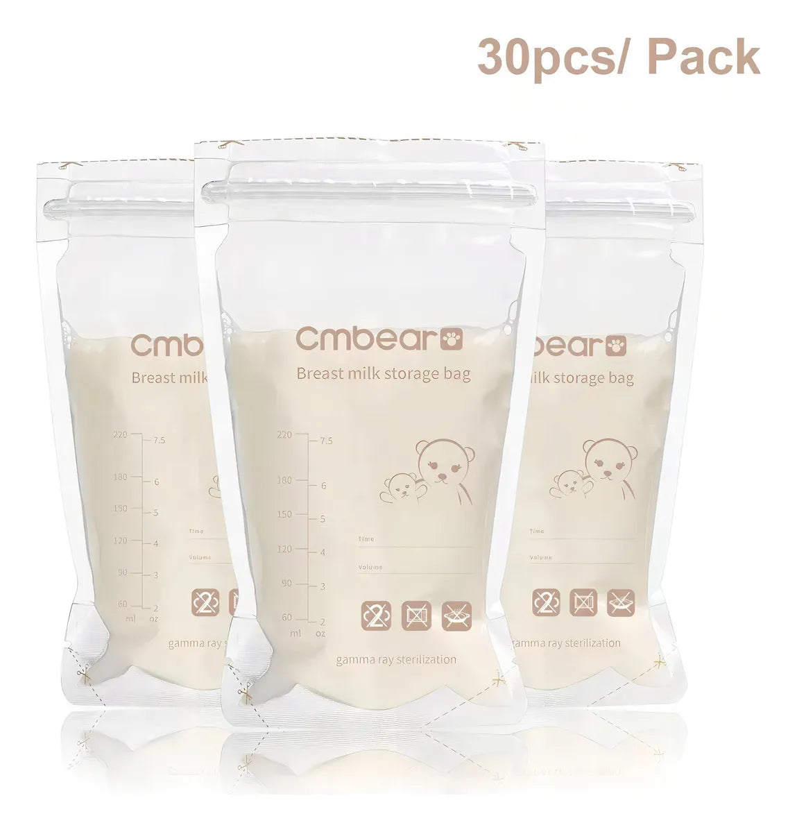 Bolsas Para Almacenamiento Conservacion Leche Materna X30