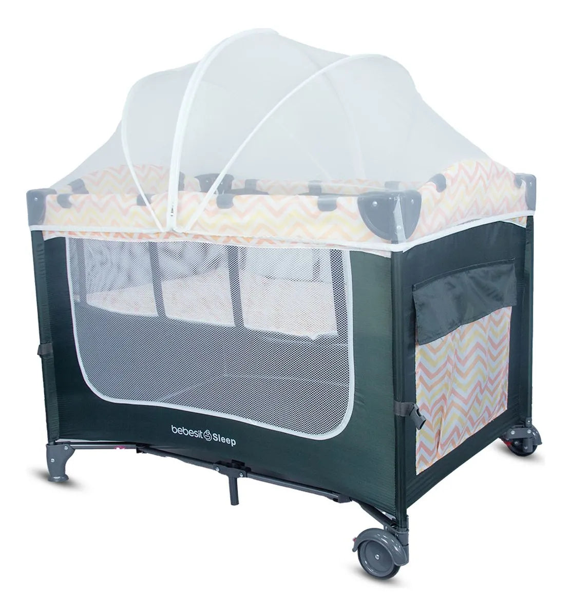 Cuna Corral Colecho Para Bebe con Mosquitero Sleep 2 En 1 Bebesit