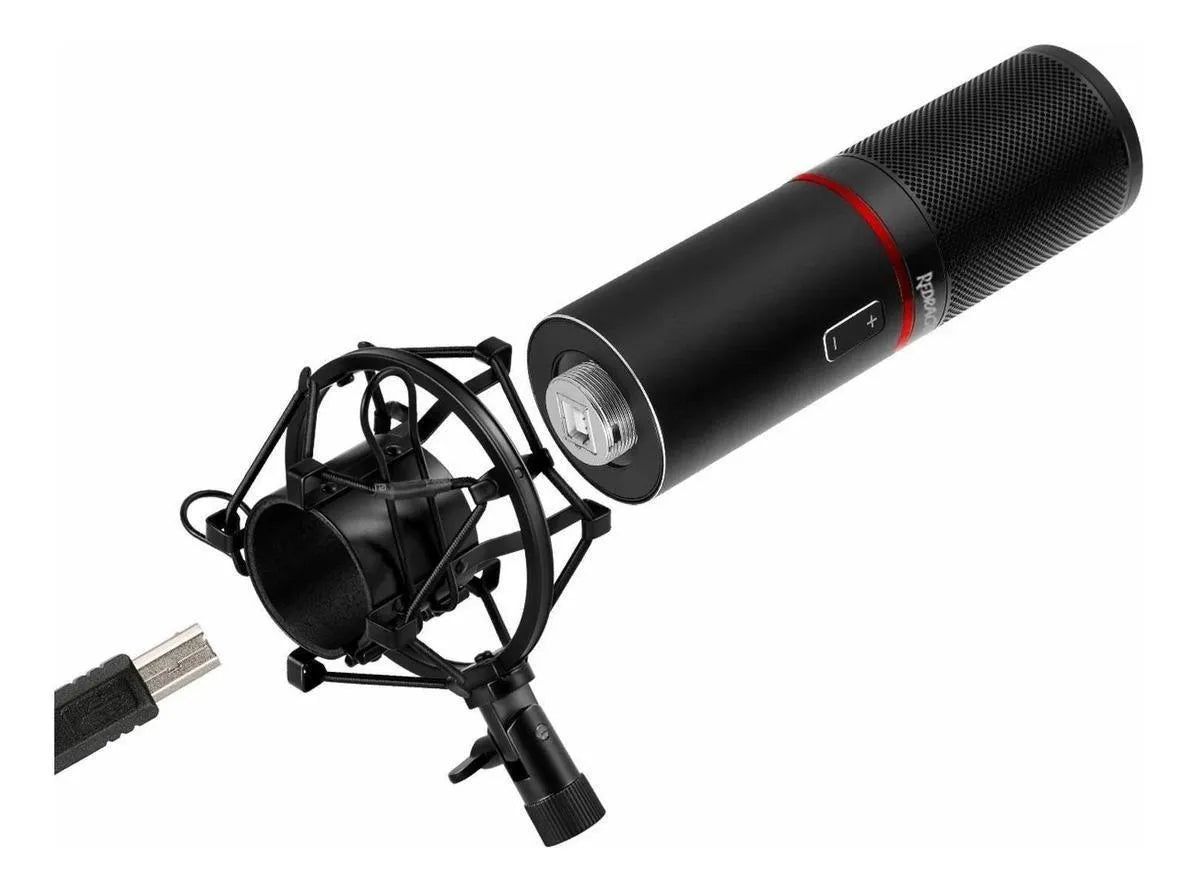 Micrófono Redragon BLAZAR GM300 Condensador Cardioide color negroS
