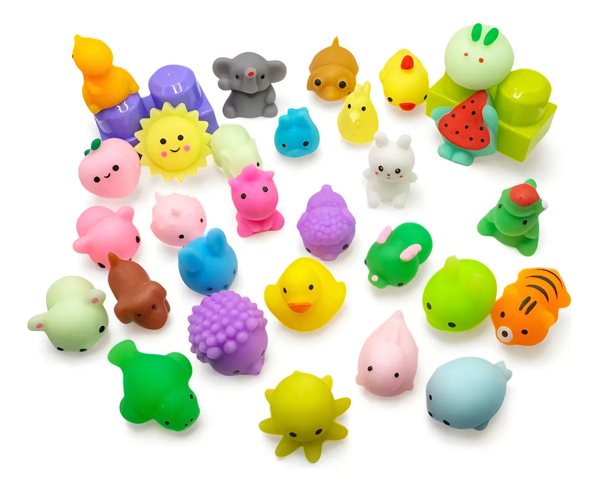 Things Nerd Variado 12 mascotas blandas de mochi para exprimir los squishies