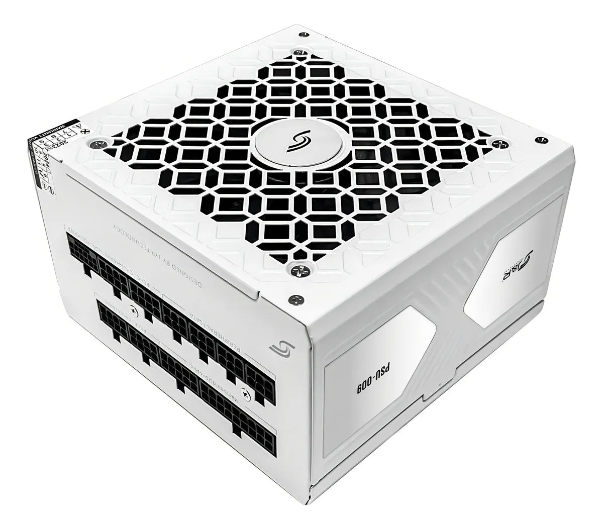 Fuente De Poder 1000w Cert 80 Gold Plus Jyr Psu-009 | Blanca Color Blanco