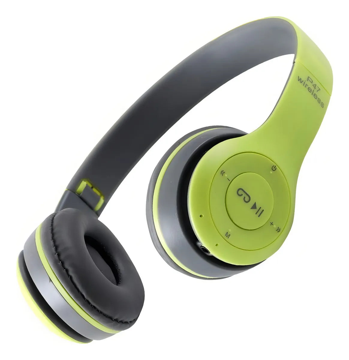 Audifonos Bluetooth Diadema Inalambricos P47 Microfono Radio Color Verde