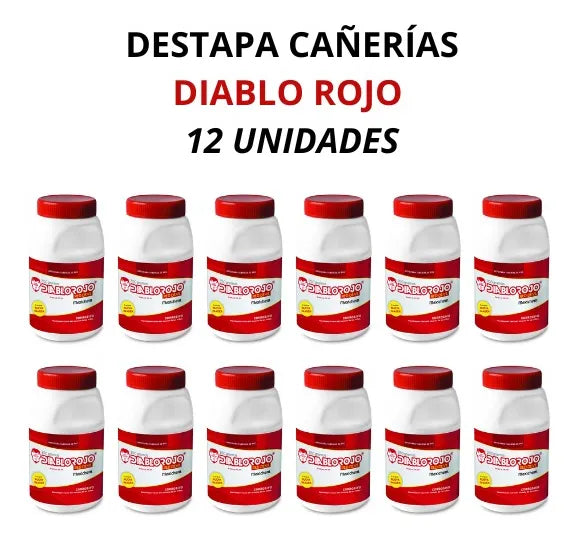 Diablo Rojo Cañerias 12 Unds