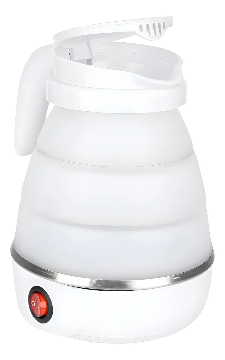 Calentador Eléctrico Plegable Portable Hervidor De Liquido Color Blanco