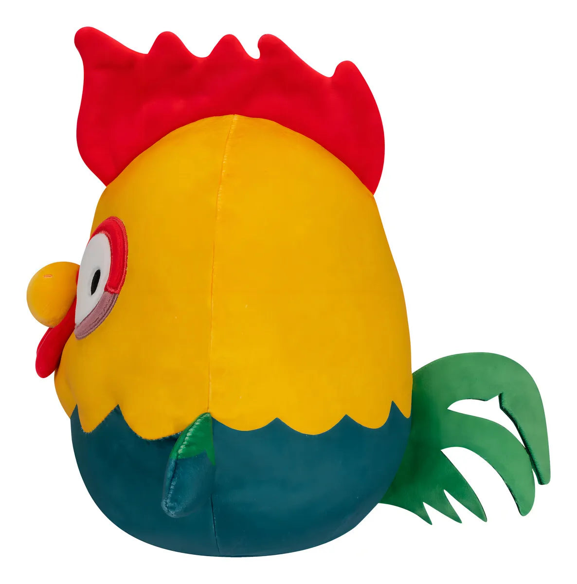 Peluche Disney Squishmallows Gallo Hei Hei De Moana 16cm Color Verde Oscuro