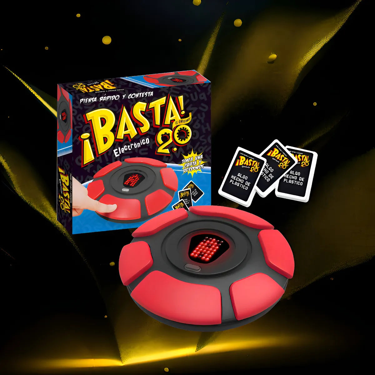 Juego De Mesa Basta Versión 2.0 Viral Interactivo Tablero Electrónica En Español, Para Pensar Rápida, Juego De Palabras De Ritmo Rápido, Juego Familiares, Fiestas Y Entretenimiento