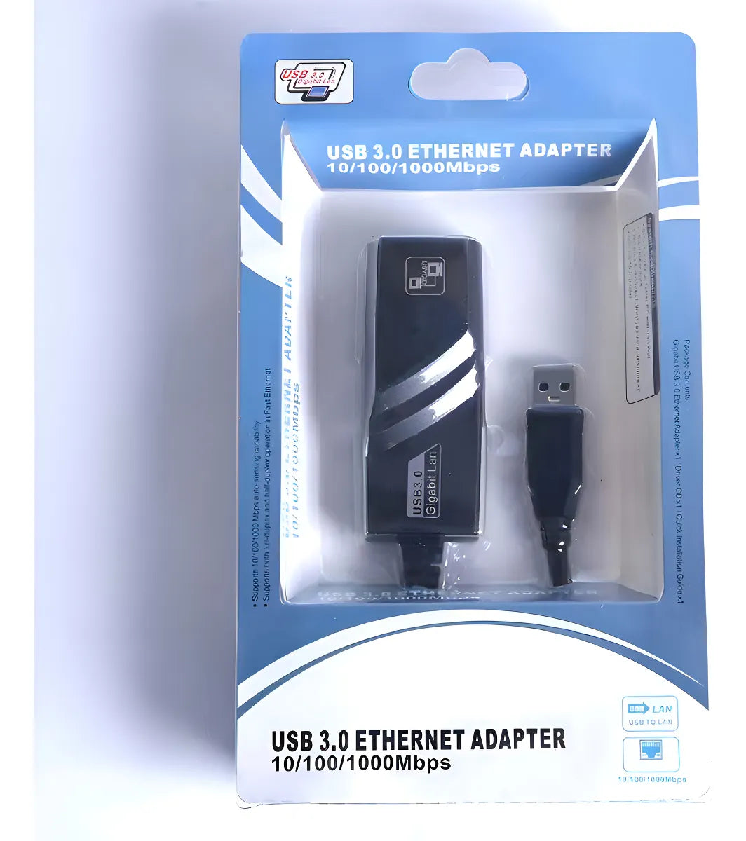 Adaptador Rj45 Usb 3.0 Gigabit Ethernet 10/100mbps
