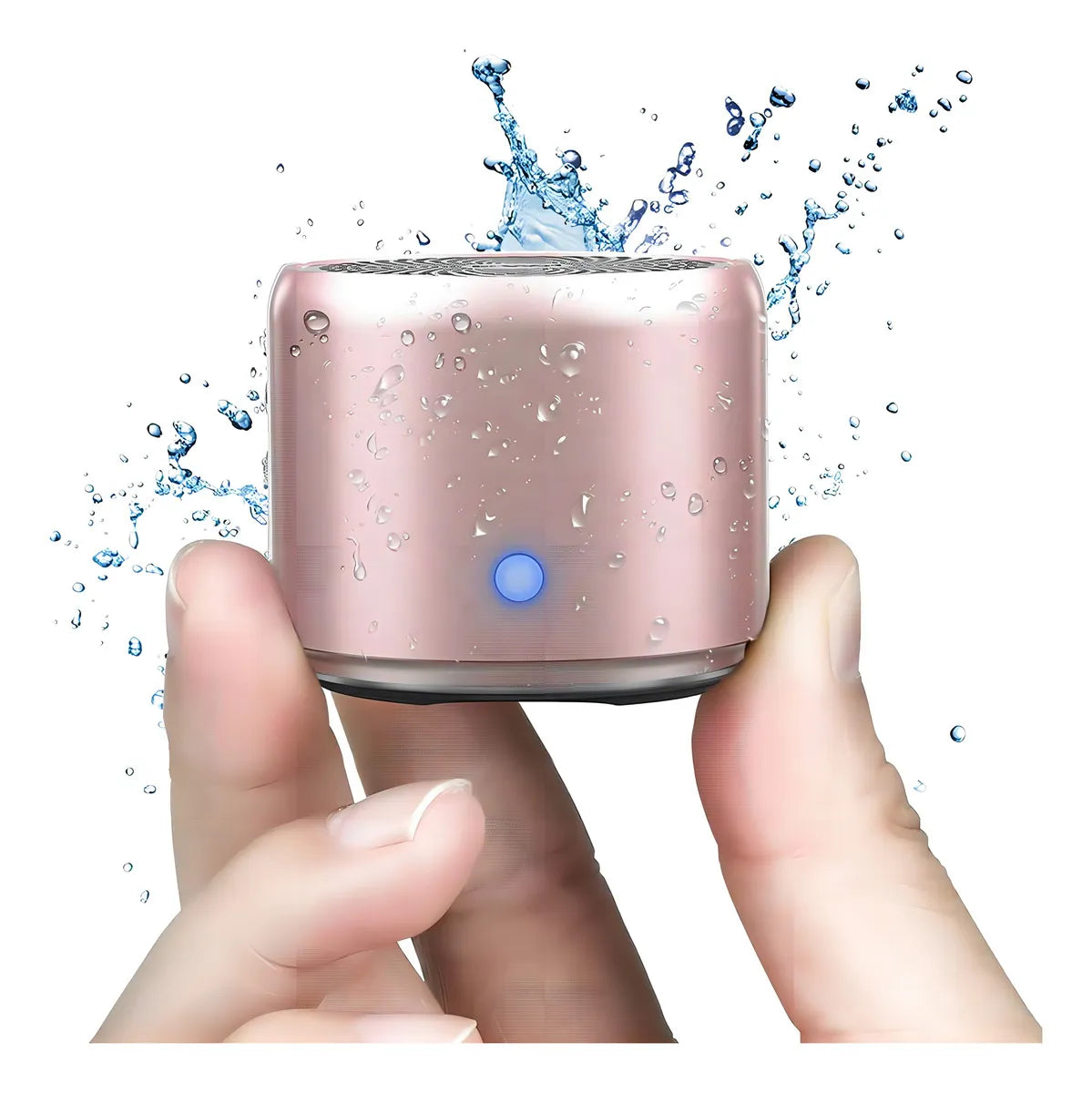 Parlante EWA A106 Pro portátil con bluetooth waterproof rosa