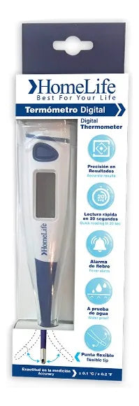 Termometro Digital Homelife Punta Flexible Adulto/pediatrico