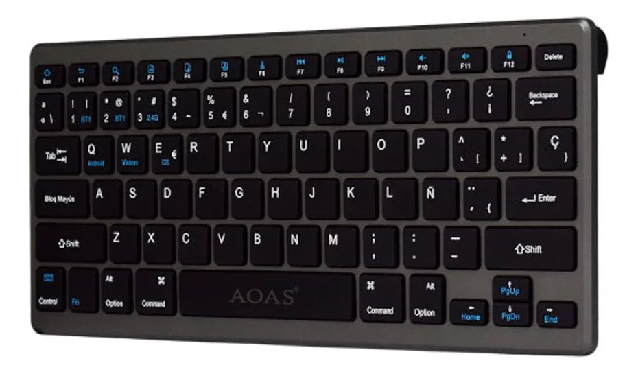 Kit De Teclado Y Mouse Inalámbrico De 2.4 Ghz Para Pc Tablet Mouse Gris Teclado Negro