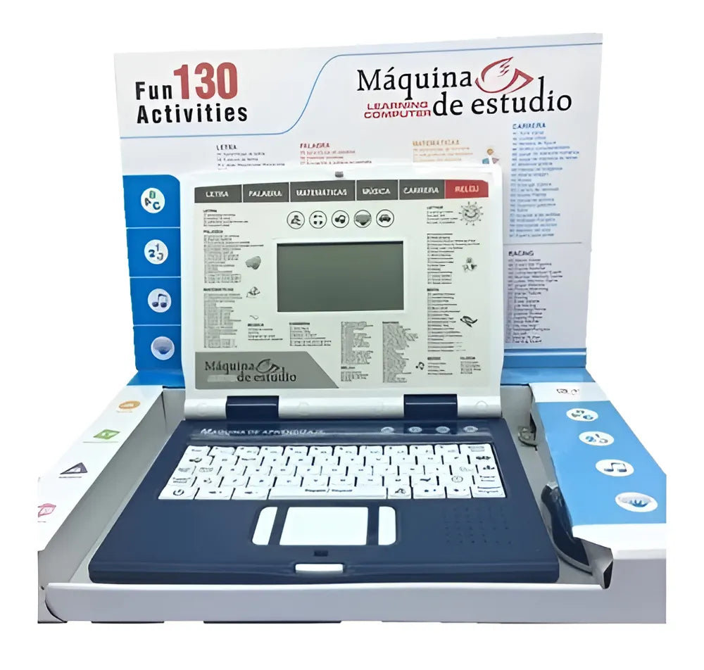 Computadora Didáctica Bei Tian BT-271ES Azul 130 Funciones Infantil