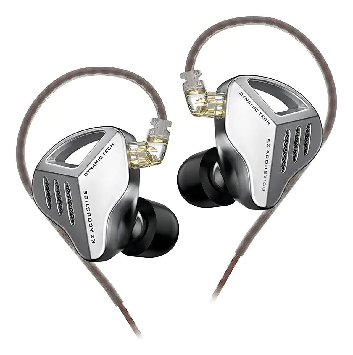 Auriculares Kz Zvx Musicians Stage Return Dj Gamer, color gris
