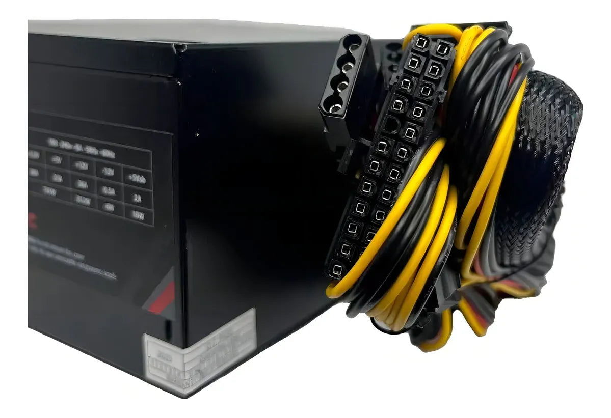 Fuente Poder Real Iceberg 500 Ls Cable Pcie 500-ls Atx Color Negro