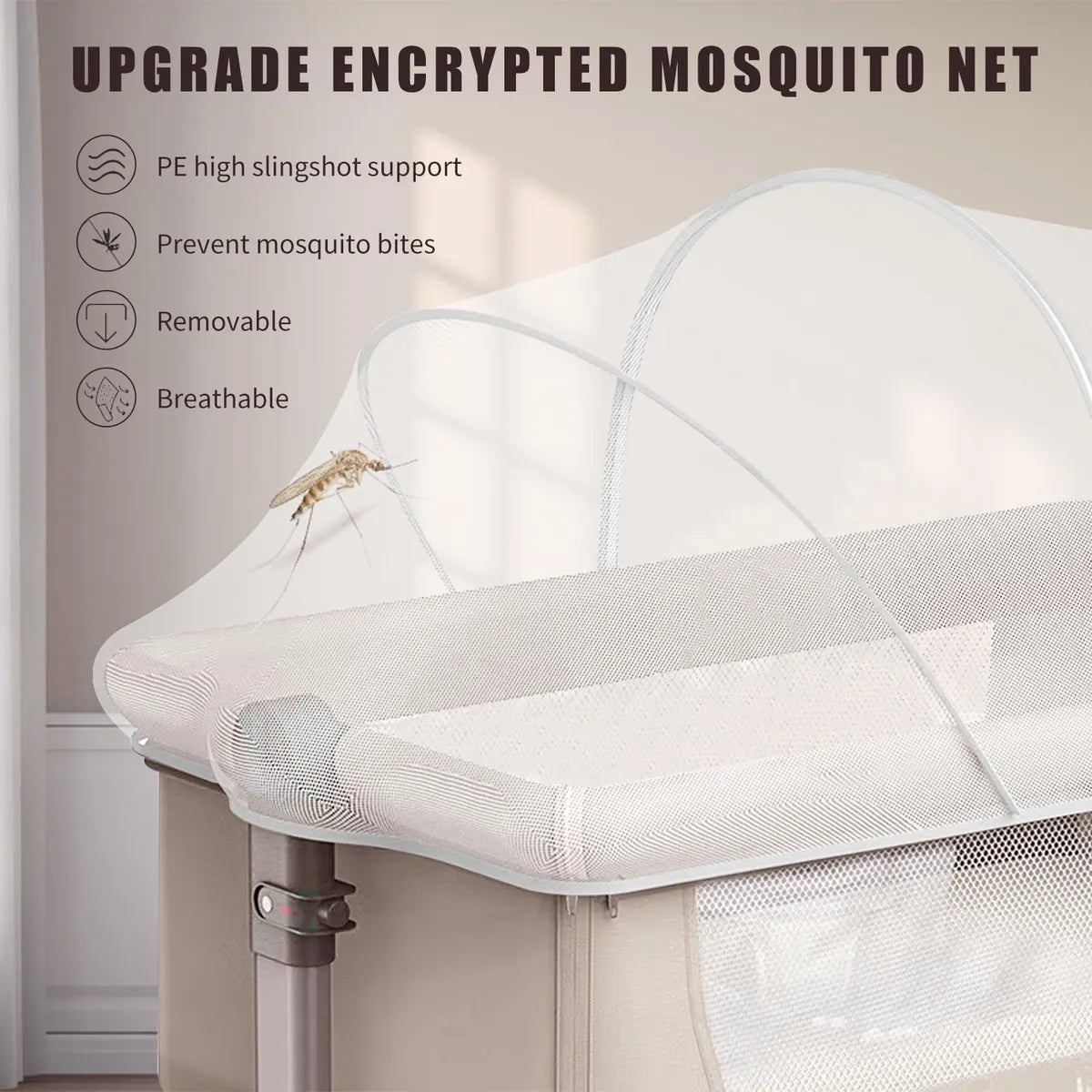 Mosquitera Para Cuna, Cubierta De Moises Duomi Para Cuna, Re